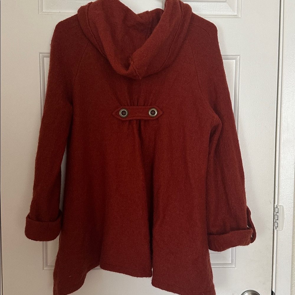 Fenn Wright Manson Rust Wool Coat, Small, Rustic … - image 6